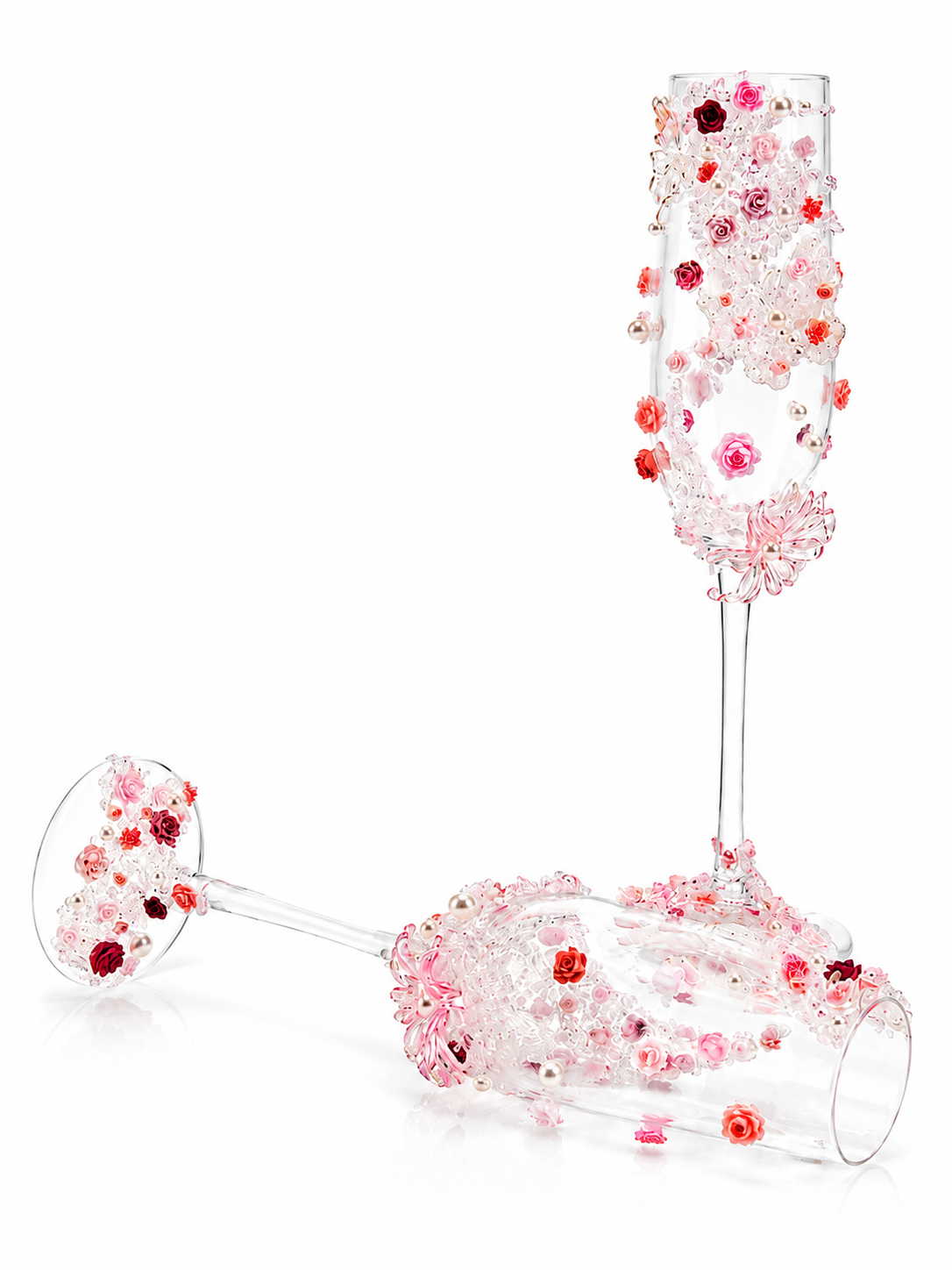 Celebration Luxe DIY Wedding Champagne Coupe Set – Couple Gift Edition