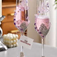 Elite Bridal Toast Crystal Set – Premium Wedding Champagne Pair