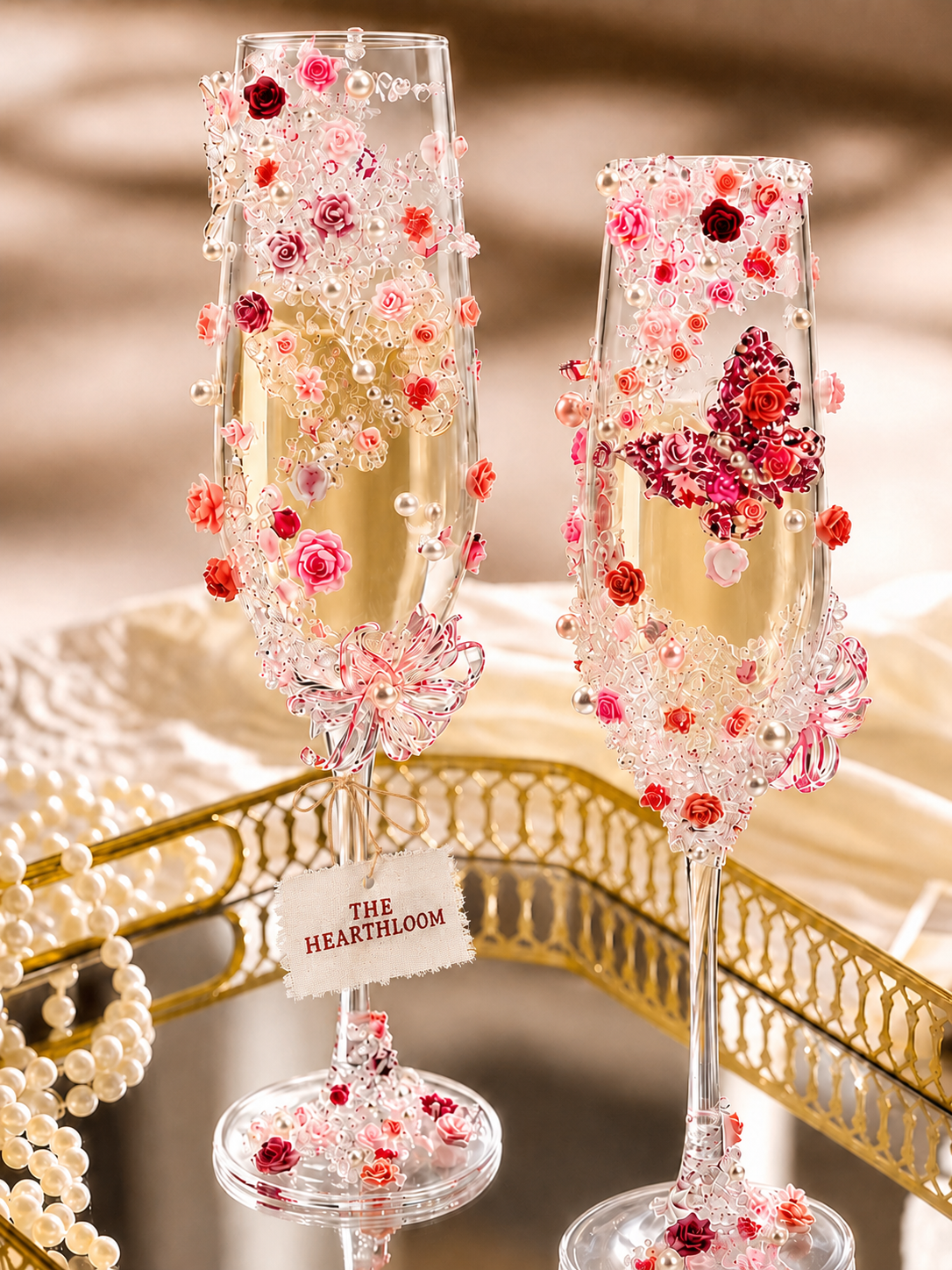 Celebration Luxe DIY Wedding Champagne Coupe Set – Couple Gift Edition