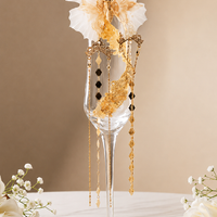 Golden Monarch Champagne Couple Set – French Elegance Toasting Glasses