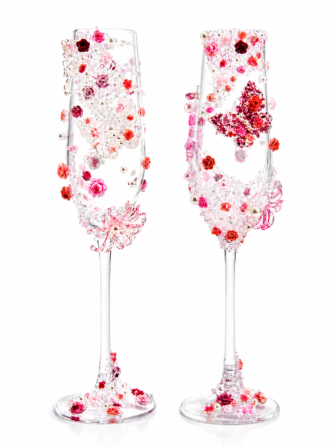 Celebration Luxe DIY Wedding Champagne Coupe Set – Couple Gift Edition