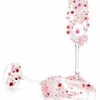 Celebration Luxe DIY Wedding Champagne Coupe Set – Couple Gift Edition
