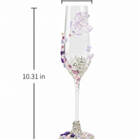 Elite Bridal Toast Crystal Set – Premium Wedding Champagne Pair